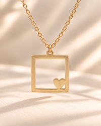 Corner Heart Necklace
