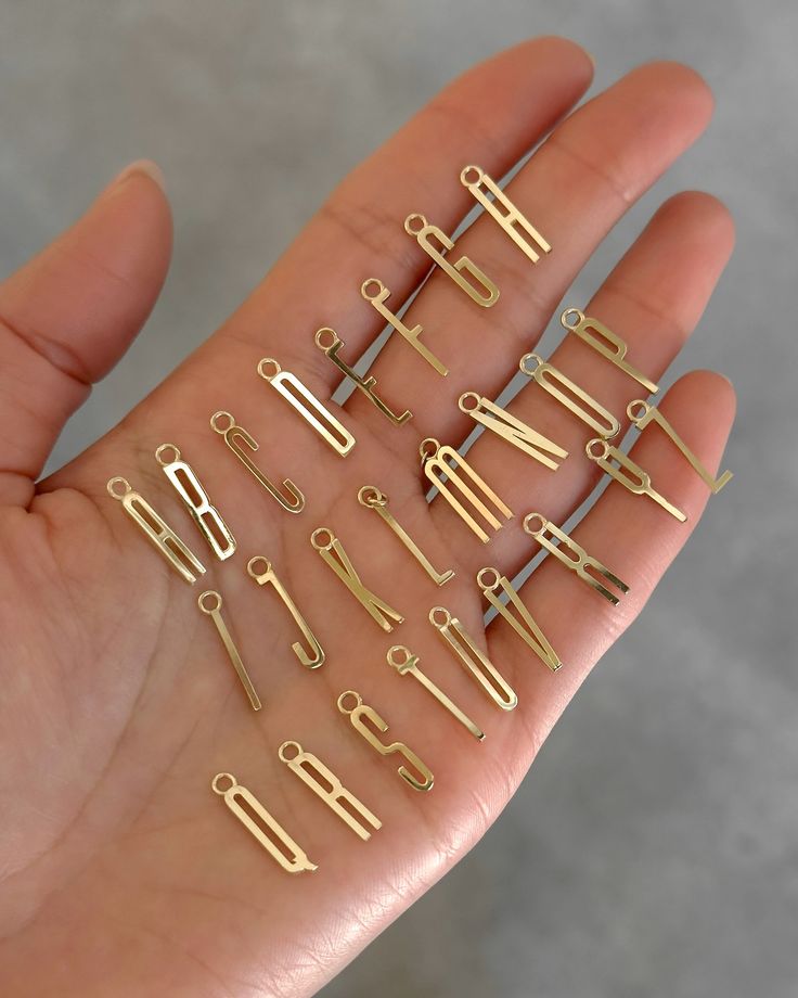 Letter Necklaces (choose your own letter)